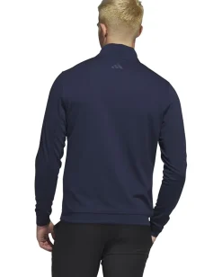adidas Golf Elevated 1/4 Zip Pullover Collegiate Navy Online