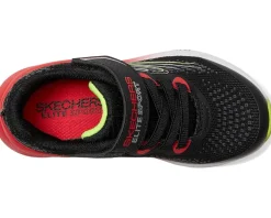 Shoes|SKECHERS KIDS Elite Sport Stride 403952L (Little Kid/Big Kid) Black/Red