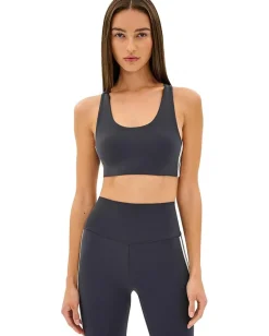 Activewear|Splits59 Ella Airweight Light Support Bra Graphite/White