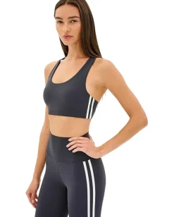 Activewear|Splits59 Ella Airweight Light Support Bra Graphite/White
