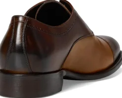 Johnston & Murphy Collection Ellsworth Cap Toe Brown/Tan Italian Calfskin Online