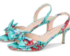 Heels|Sandals|Jack Rogers Eloise Bow Slingback Aquamarine Multi