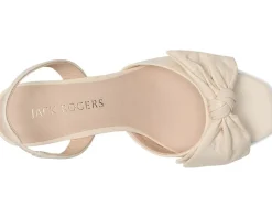 Heels|Sandals|Jack Rogers Eloise Bow Slingback Ivory