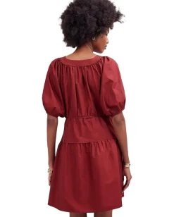 Dresses|Dresses|Madewell Elora Mini - Midweight Arvind Poplin Claret