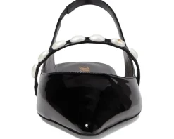 Women Stuart Weitzman Emlia Pearlita Slingback Flat