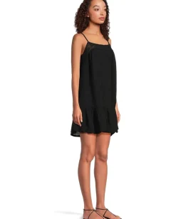 Michael Stars Emree Mini Dress Black Discount