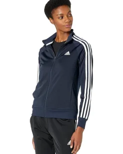 Activewear|adidas Essential 3-Stripes Tricot Jacket Legend Ink