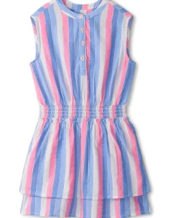 Hatley Kids Clothing<Evening Sky Smocked Waist Dress (Toddler/Little Kid/Big Kid) Blue