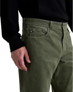Activewear|AG Jeans Everett Slim Straight Corduroy Pants Urban Green