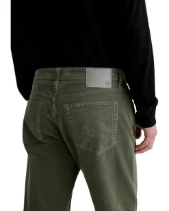 Activewear|AG Jeans Everett Slim Straight Corduroy Pants Urban Green