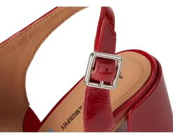 Johnston & Murphy Heels|Sandals<Everly Asymmetrical Sandal Red