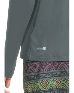 Activewear|Swimwear|Quiksilver Everyday Surf Tee Long Sleeve Surf Tee Granite Gray