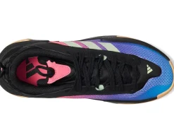 adidas Exhibit Select Mid Basketball Shoes Black/Supplier Colour/Lucid Pink Clearance