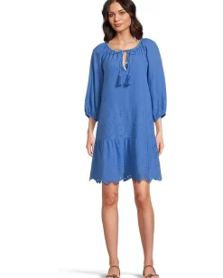 Women Tommy Bahama Eyelet Cove Embroidered Dress