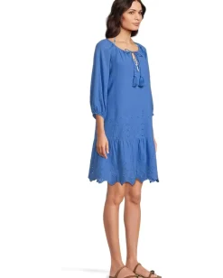 Women Tommy Bahama Eyelet Cove Embroidered Dress