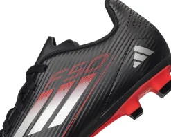 Shoes|Shoes|adidas Kids F50 Club Firm Ground/Multi Ground Soccer Cleats (Little Kid/Big Kid) Black/Iron Metallic/Lucid Red