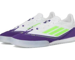 adidas F50 Freestyle 24 Messi Indoor Soccer Cleats White/Lucid Lemon/Unity Purple New