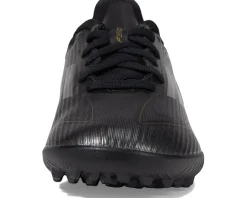 adidas Kids F50 League Turf J (Little Kid/Big Kid) Black/Iron Metallic/Gold Metallic