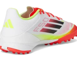 adidas Kids F50 League Turf Soccer Cleats (Little Kid/Big Kid) White/Black/Solar Yellow Best