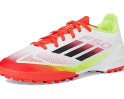 adidas Kids F50 League Turf Soccer Cleats (Little Kid/Big Kid) White/Black/Solar Yellow Best