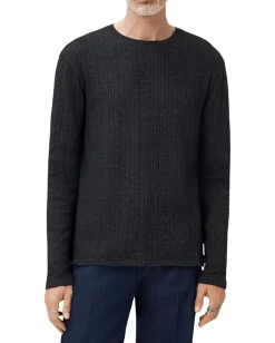 Activewear|T-Shirts|John Varvatos Fern Crew K7011W25 Black