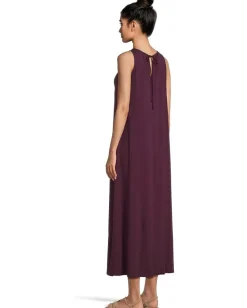 Eileen Fisher Dresses|Dresses<Fine Stretch Jersey Knit Maxi Dress Blackberry
