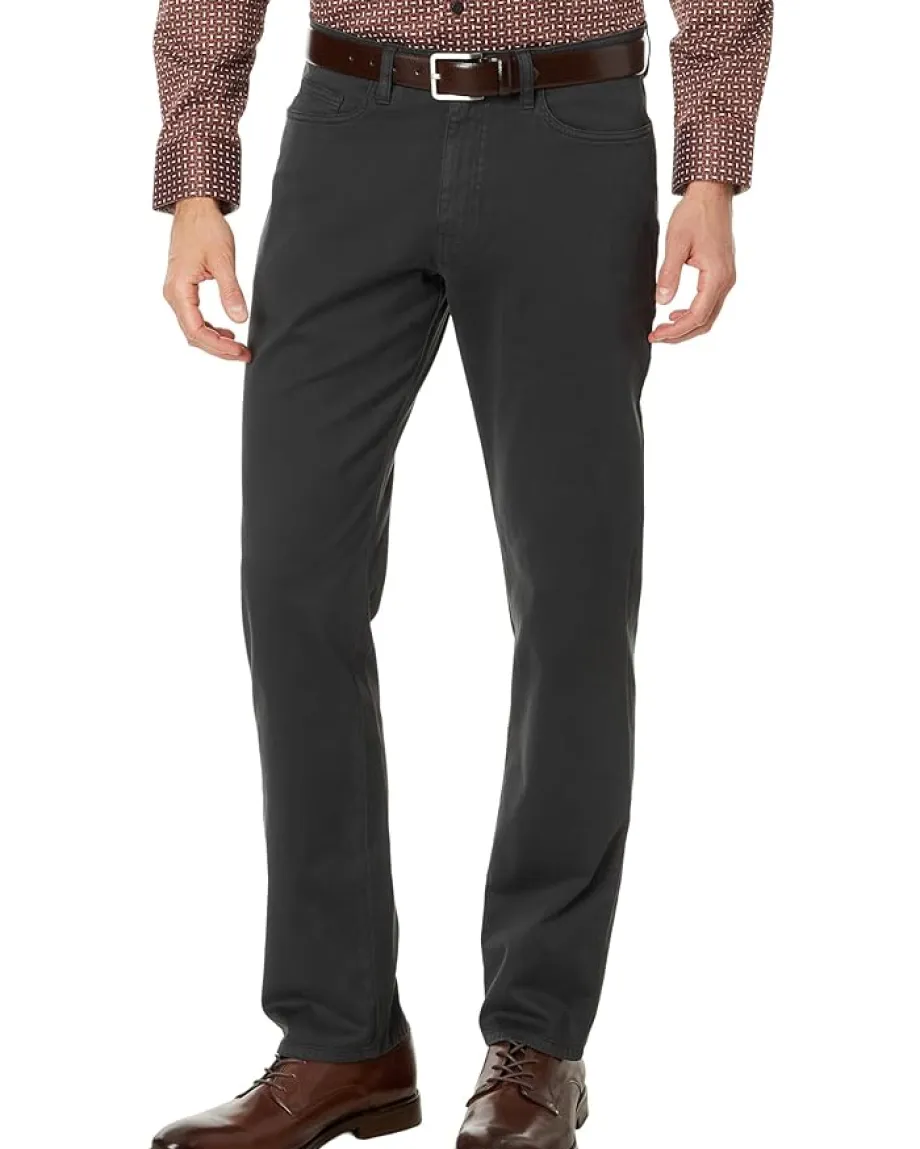 Activewear|Johnston & Murphy Five-Pocket Pants Black