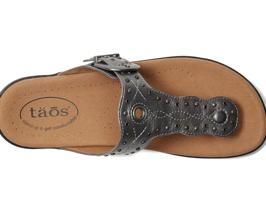 Sandals|Sandals|Taos Footwear Flash Grey Metallic