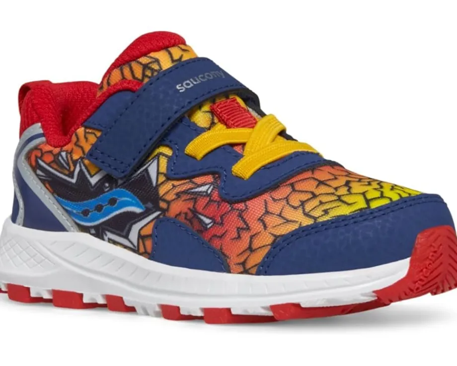 Shoes|Shoes|Saucony Kids Flash A/C 3.0 JR (Toddler) Black/Red