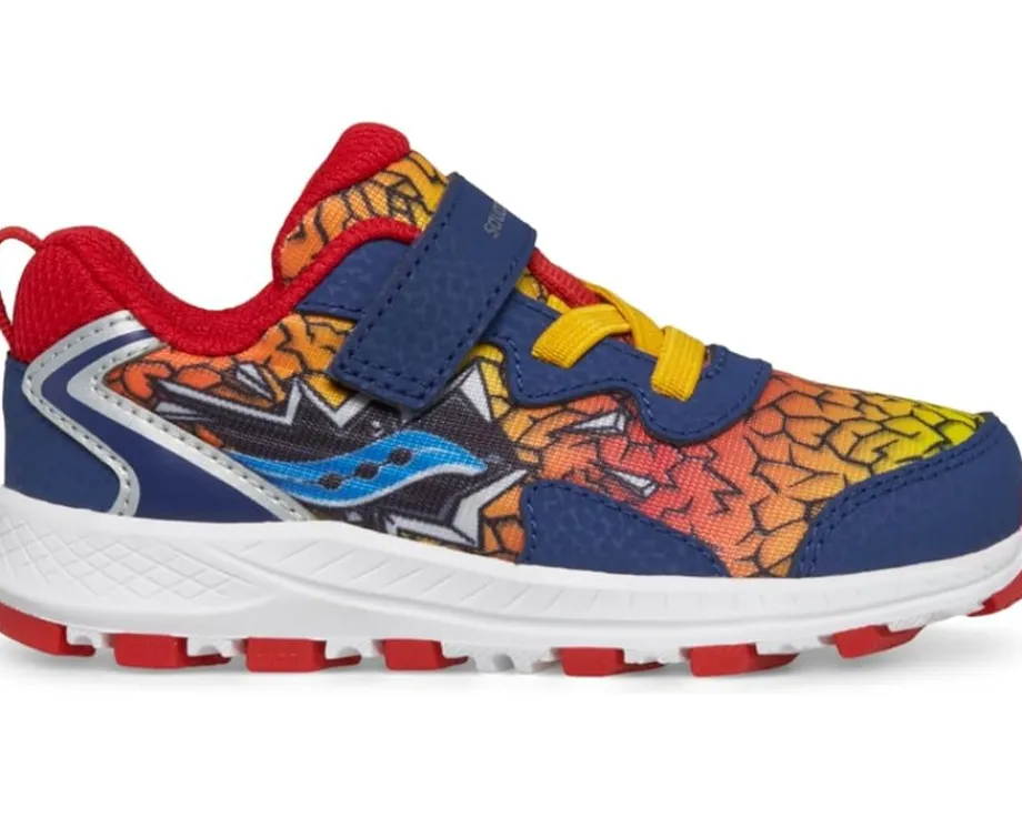 Shoes|Shoes|Saucony Kids Flash A/C 3.0 JR (Toddler) Black/Red