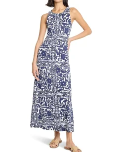 Dresses|Dresses|NIC+ZOE Floret Blues Knit Dress Indigo Multi