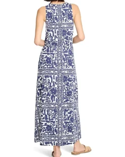 Dresses|Dresses|NIC+ZOE Floret Blues Knit Dress Indigo Multi