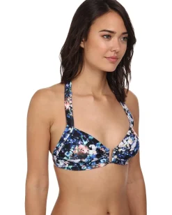 Badgley Mischka Floriana U-Wire Halter Bra Multi Sale