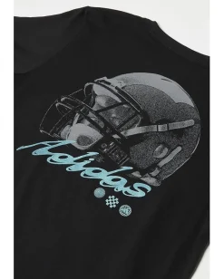 adidas Kids Clothing<Football Helmet Tee (Big Kid) Black Adi