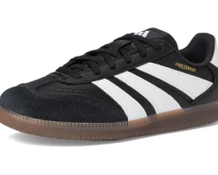 Shoes|Shoes|adidas Kids Freestyle Predator Indoor Soccer Shoes (Little Kid/Big Kid) Black/White/Gold Metallic