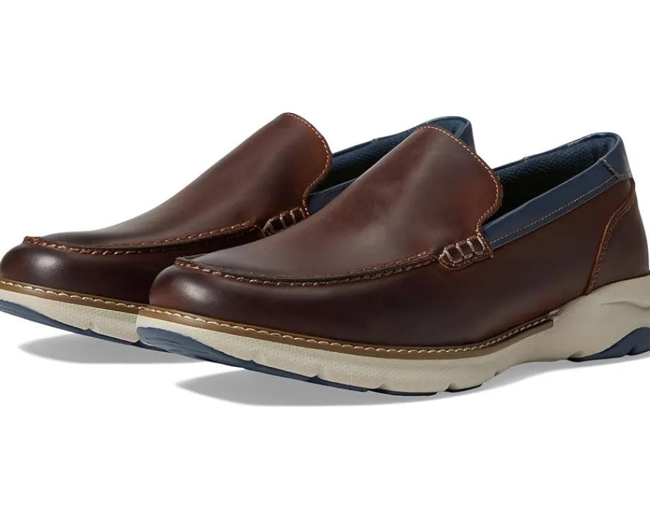 Florsheim Loafers|Loafers<Frenzi Moc Toe Venetian Loafer Brown Crazy Horse