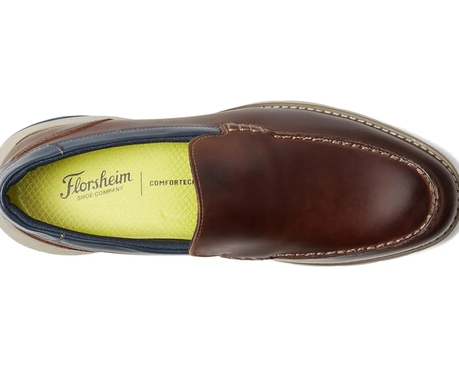 Florsheim Loafers|Loafers<Frenzi Moc Toe Venetian Loafer Brown Crazy Horse