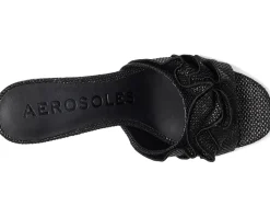 Aerosoles Gabrielle Black Raffia Clearance