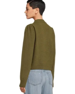Michael Stars Genova Puff Sleeve Pullover Topiary