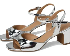 Aerosoles Gerda Silver Mirror Metallic Faux Leather New