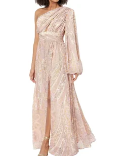 Dresses|Dresses|line and dot Gianni Maxi Dress Pink Multi