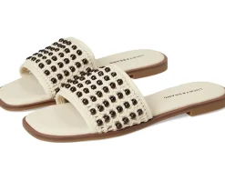 Lucky Brand Sandals|Sandals<Gidya Beaded Flat Sandals Parchment/Brown