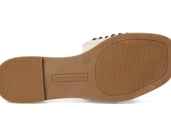 Lucky Brand Sandals|Sandals<Gidya Beaded Flat Sandals Parchment/Brown