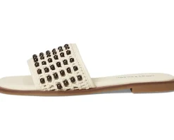 Lucky Brand Sandals|Sandals<Gidya Beaded Flat Sandals Parchment/Brown