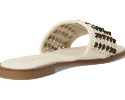Lucky Brand Sandals|Sandals<Gidya Beaded Flat Sandals Parchment/Brown