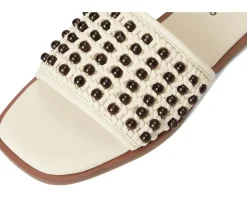Lucky Brand Sandals|Sandals<Gidya Beaded Flat Sandals Parchment/Brown
