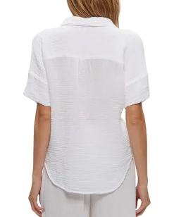 Michael Stars Gigi Popover Top White Clearance