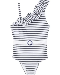 Kids Janie and Jack Girls Stripe Onepiece (Toddler/Little Kid/Big Kid)