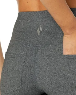 Activewear|SKECHERS Go Walk High Waisted Evolution Flare Pant II Charcoal Gray