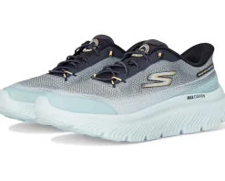 SKECHERS Performance Go Walk Max Cushioning Hyper Burst Zoltar Hands Free Slip-in Light Blue Best